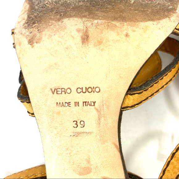 DSquared Leather Open Toe Heels - Picture 6 of 6